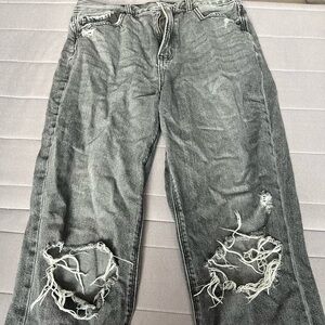 AE Black Ripped Jeans